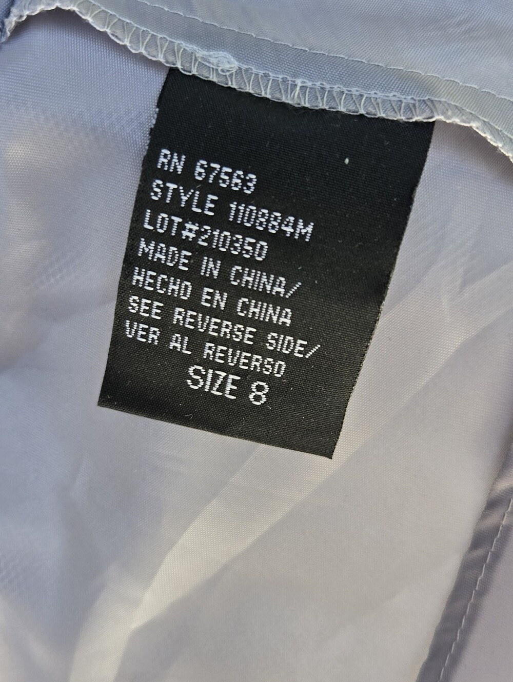 SLNY Navy Blue Embroidered A-Line Dress - Picture 11 of 12